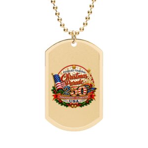 17294263603058498487_2048.jpeg Dog Tag — Patriotic Christmas Parade 250 Commemorative Necklace