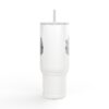 40oz Engraved Travel Tumbler — Vintage 50th Anniversary Badge Design