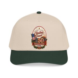 942862483431350313_2048.jpeg Christmas Parade USA Baseball Cap - Veteran & Patriotic Holiday Hat