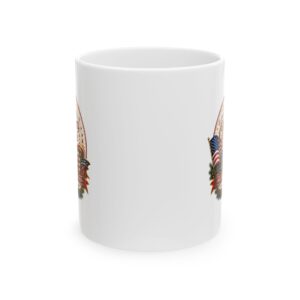 Patriotic Eagle Ceramic Mug — American Flag & Heritage 11oz/15oz